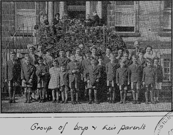 Boys and Parents 1953.jpg - Picture taken shorthly after the school opened in 1953.